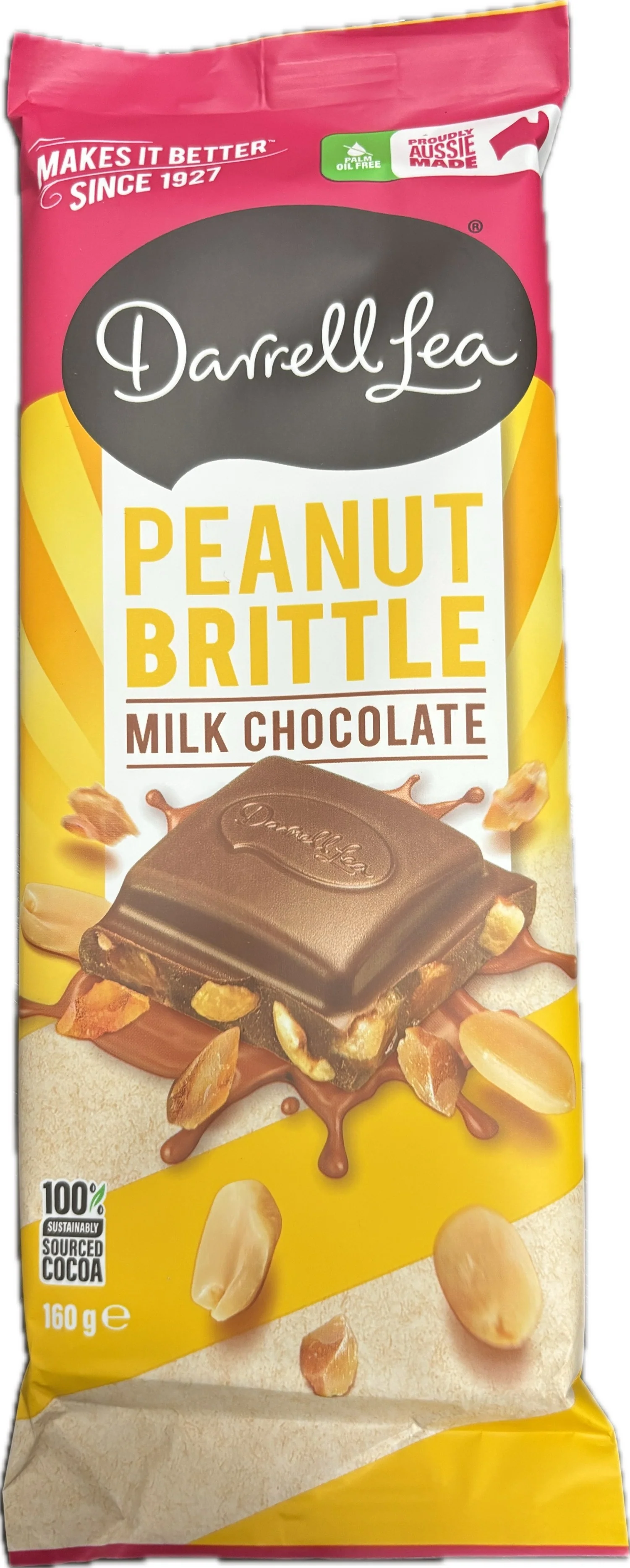 Darrell Lea Peanut Brittle Milk Chocolate 160g